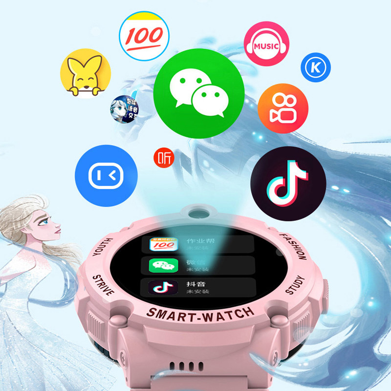 迪士尼儿童电话手表智能定位4g全网网通女童智能儿童手表