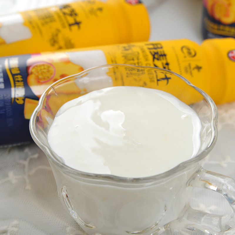 伊利丹麦酸奶瓶装黄桃百香果原味味浓好喝学生酸奶