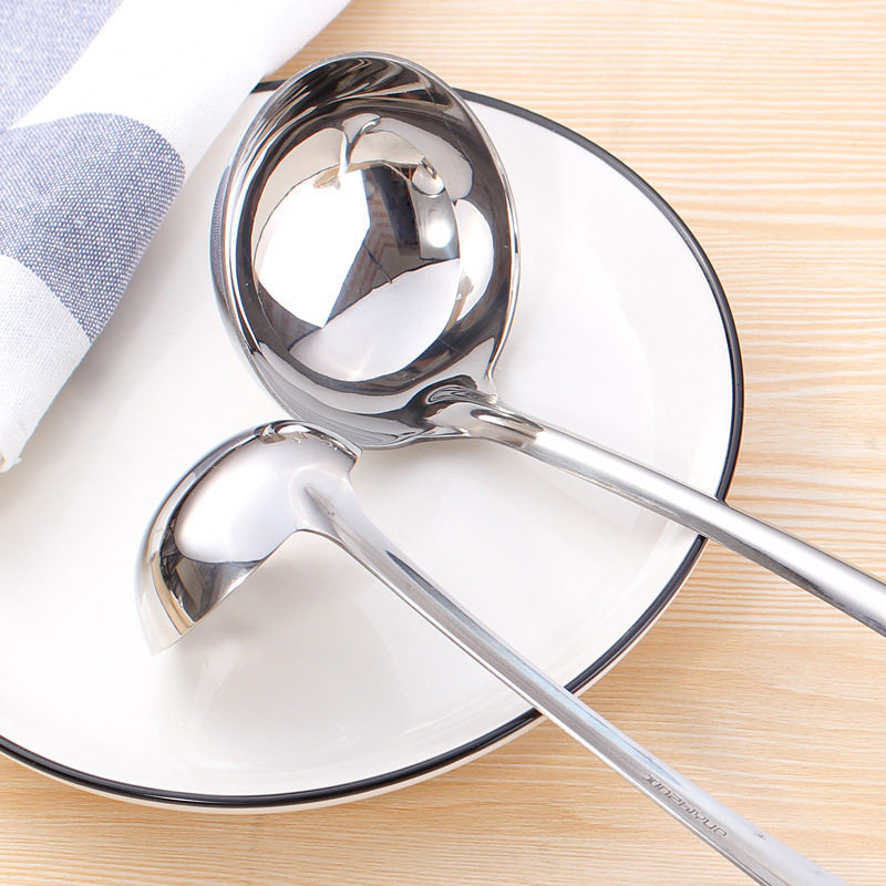 汤勺长柄不锈钢家用勺子大号汤匙盛粥稀饭饭勺汤勺