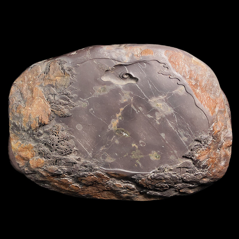 文房肇庆端砚砚台正宗原石广东天然精品手工砚台