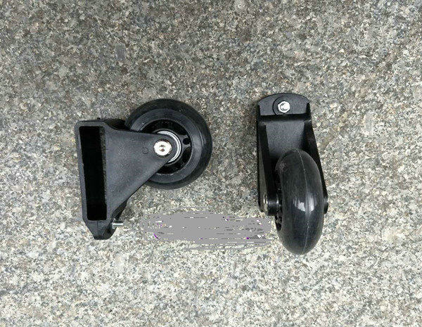 伸缩梯轮子平衡杆轮子梯子轮子楼梯滑轮尼龙轮小轮子通用折叠梯子