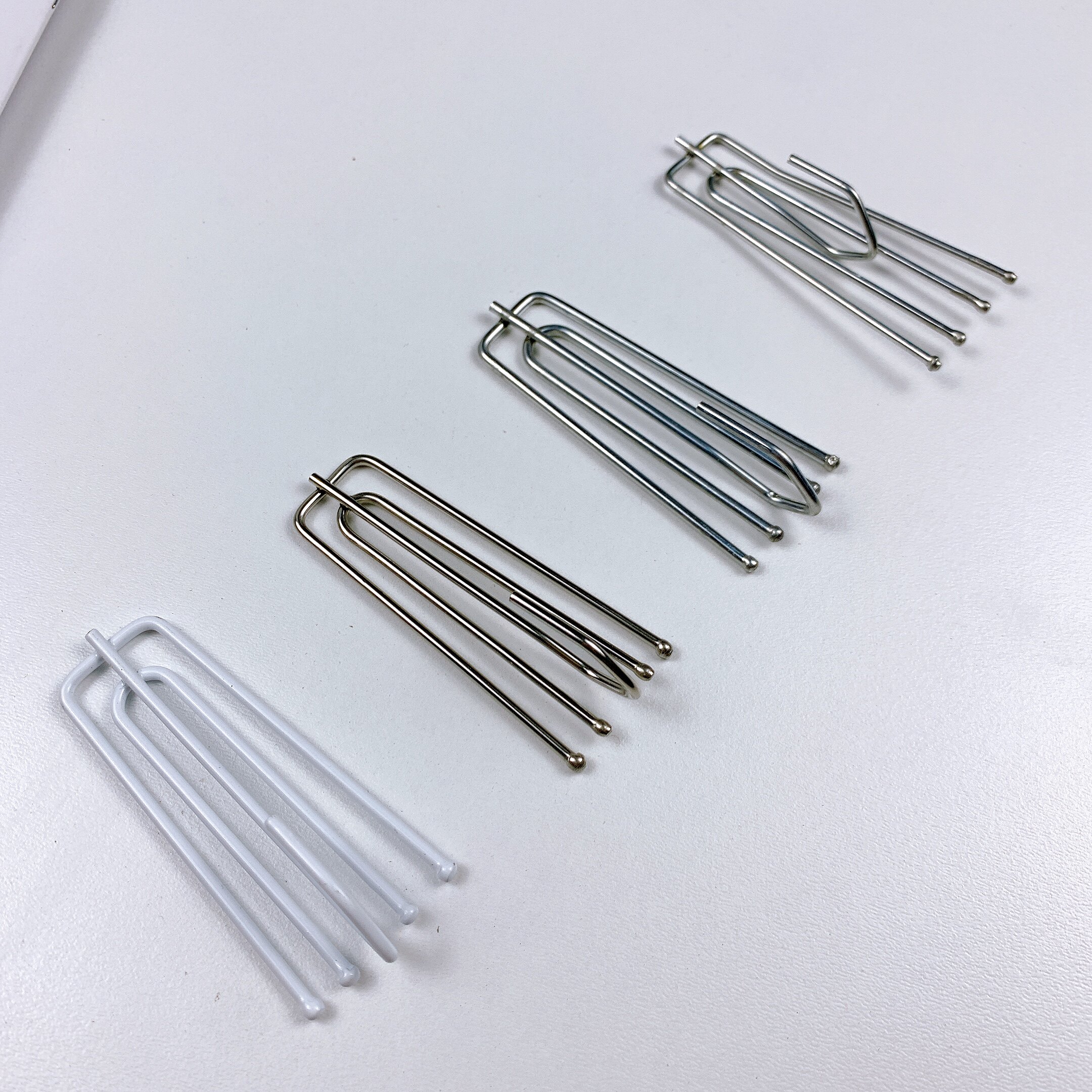 加厚加粗窗帘挂钩耐用不锈钢钩子辅料配件四爪挂钩