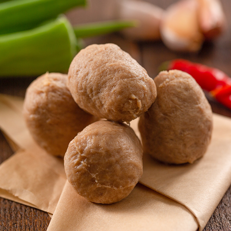 三全撒尿肉丸包心带馅有汤汁牛肉风味丸关东煮火锅丸子麻辣烫食材