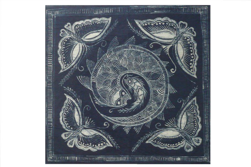 蜡染丹寨布料苗族特色贵州代表少数民族工艺品苗族蜡染