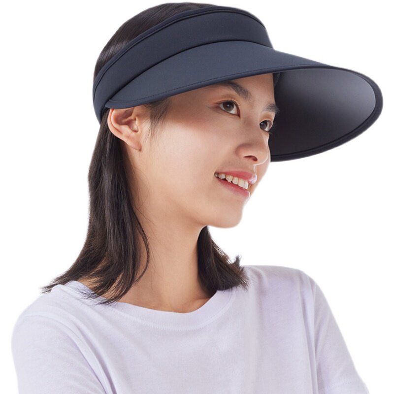 蕉下遮阳帽夏季沙滩空顶太阳帽遮脸防紫外线防晒帽子帽子