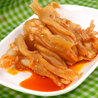 味当无骨酸辣凤爪麻辣乌黑鸡爪鸭掌红油去骨鸡脚熟食凉菜