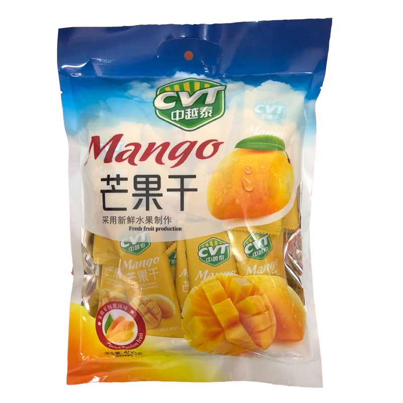中越越泰芒果400g袋装休闲零食水果蜜饯果脯芒果干