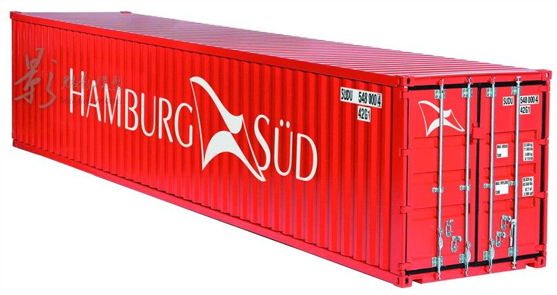 模型nzg集装箱40尺货柜奔驰拖头拖架套车one车模