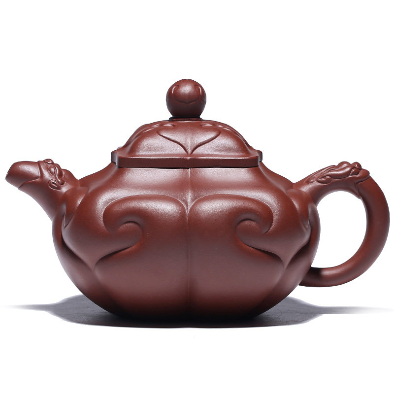 宜兴紫砂壶套装全纯手工吴丹峰家用大容量龙头如意泡茶壶精品收藏