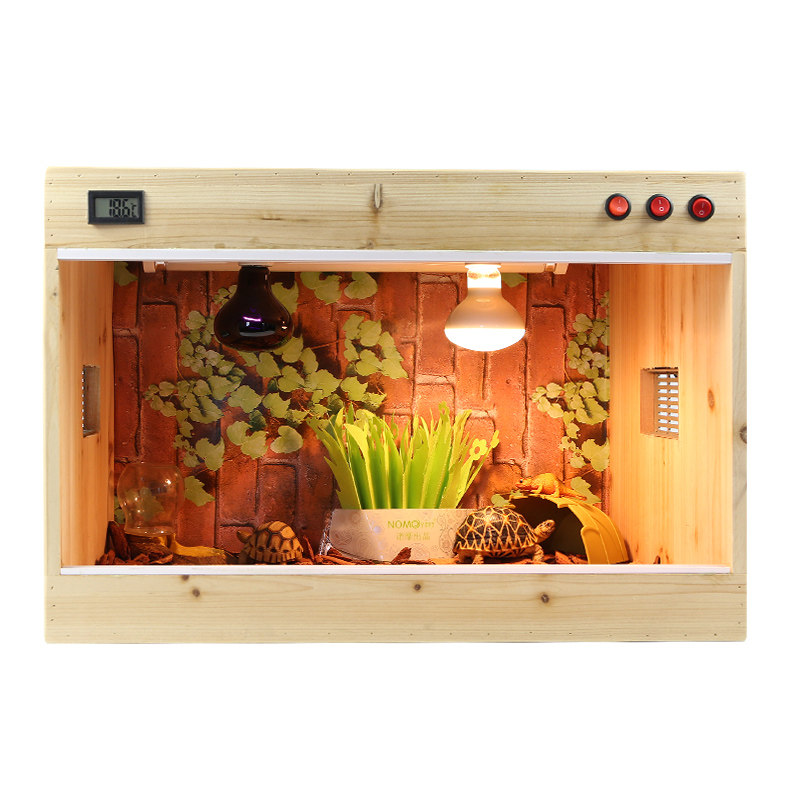 爬虫用品 爬宠刺猬饲养箱实木 养殖陆龟蜥蜴仓鼠保温加热繁殖箱子