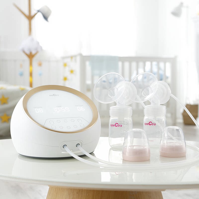 spectra贝瑞克电动吸奶器孕产后静音双边挤拔奶器吸奶器