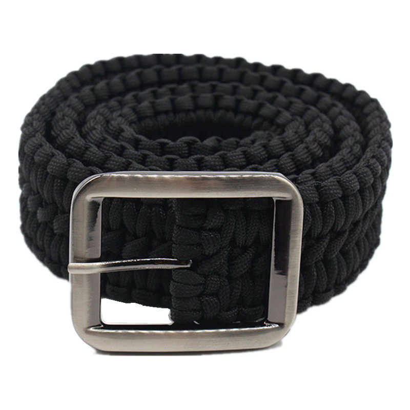 伞绳腰带战术皮带编织备用手工七芯户外求生腰带