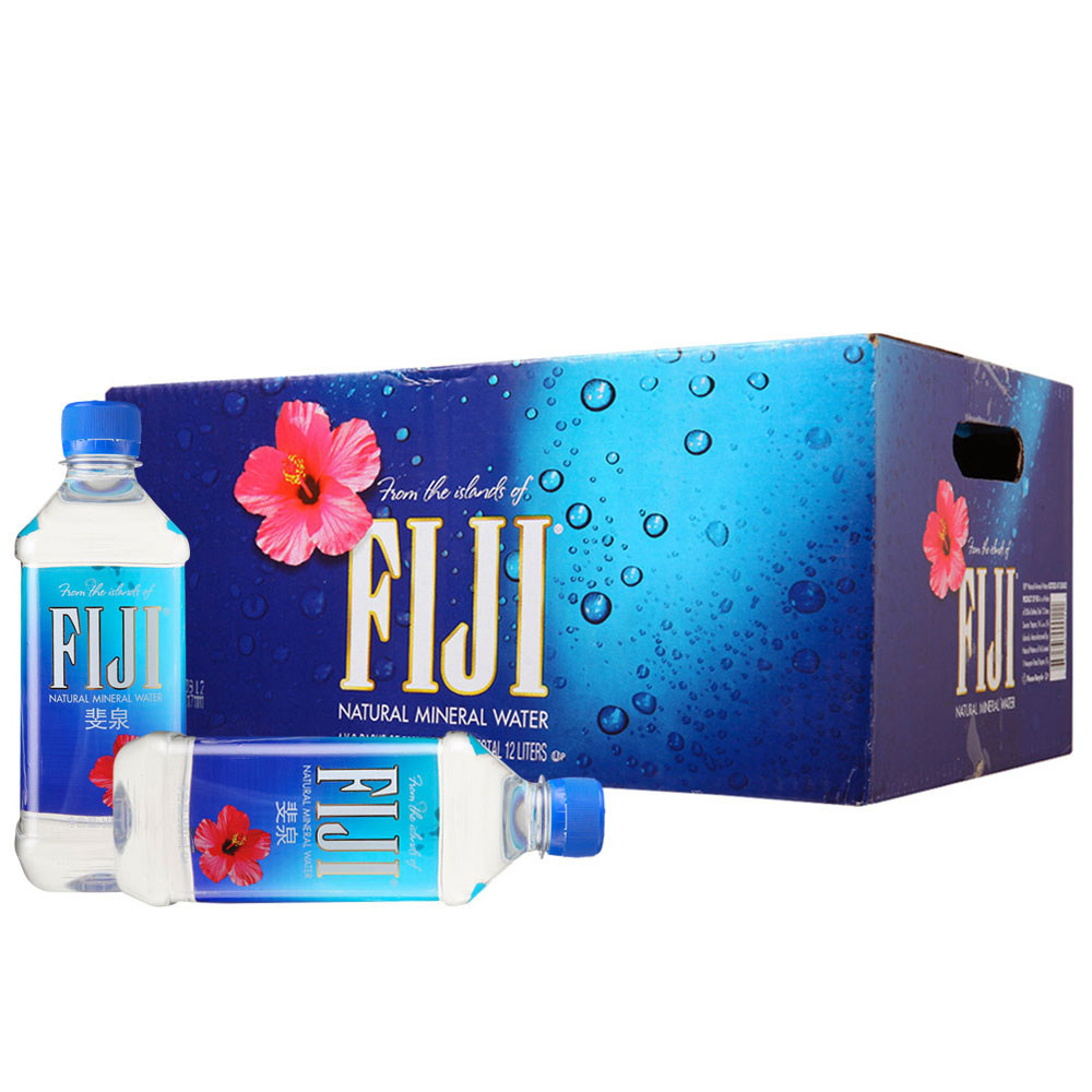 斐济斐泉fiji原装进口天然矿泉水500ml24瓶饮用水饮用水