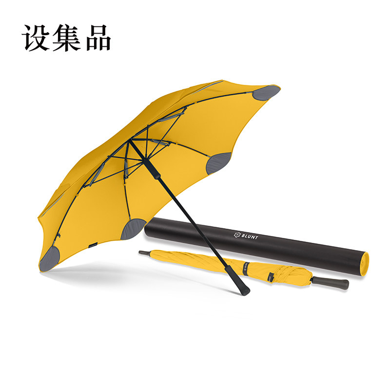 抗强风男士直径双人伞_伞_设集品官方旗舰店时尚晴雨伞 长柄伞 抗强风