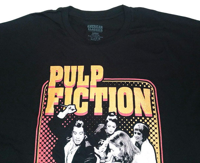 现货pulpfiction低俗小说昆汀乌玛瑟曼美国官方短袖电影t恤shirt