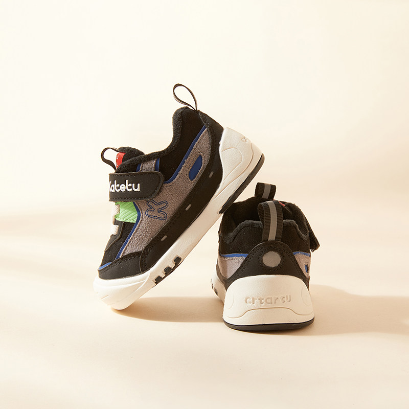 棉鞋卡特兔学步鞋冬款绒女宝宝可爱男童机能鞋软学步鞋