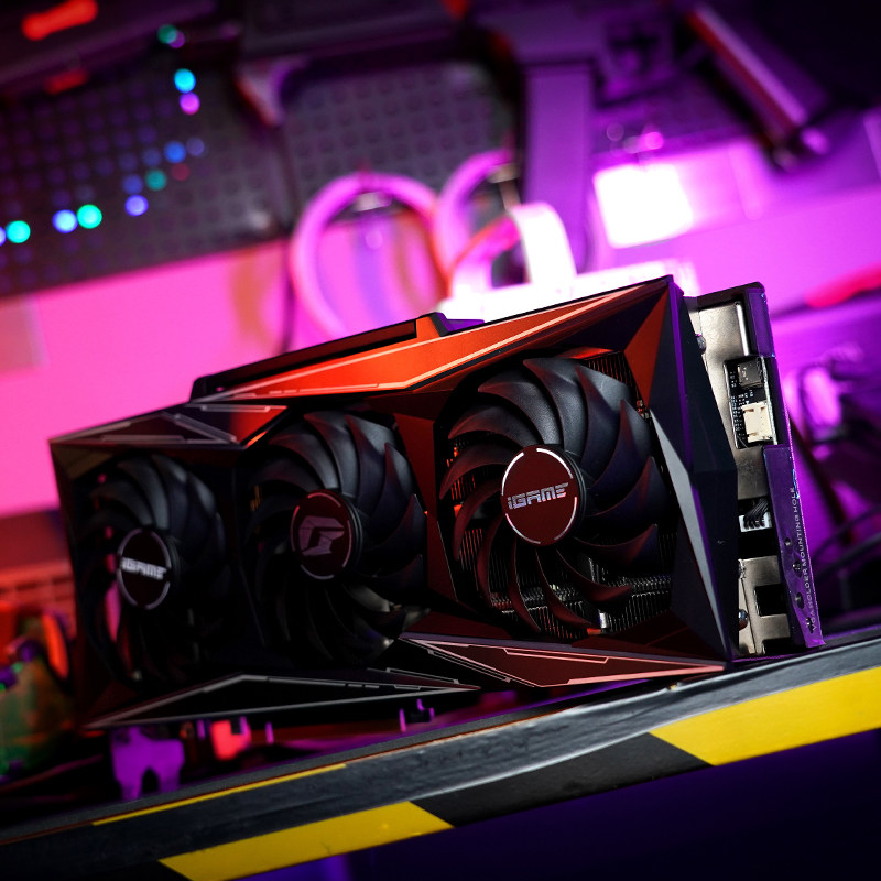 七彩虹igamertx3060ultraocadoc火神台式机游戏3060ti显卡