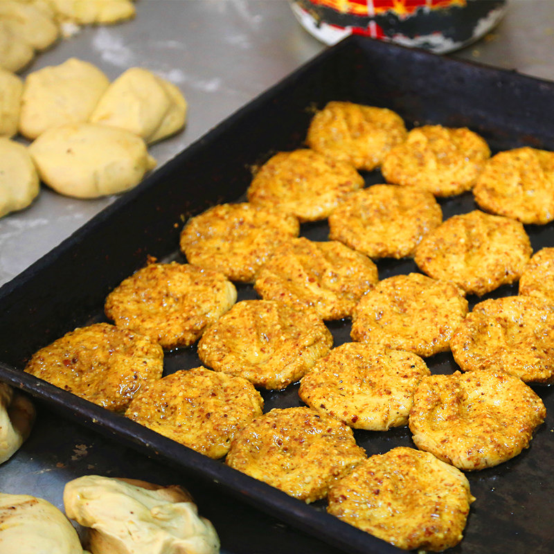 陕西汉中特产宁强核桃馍福兴老号王家核桃馍手工核桃饼现做现发