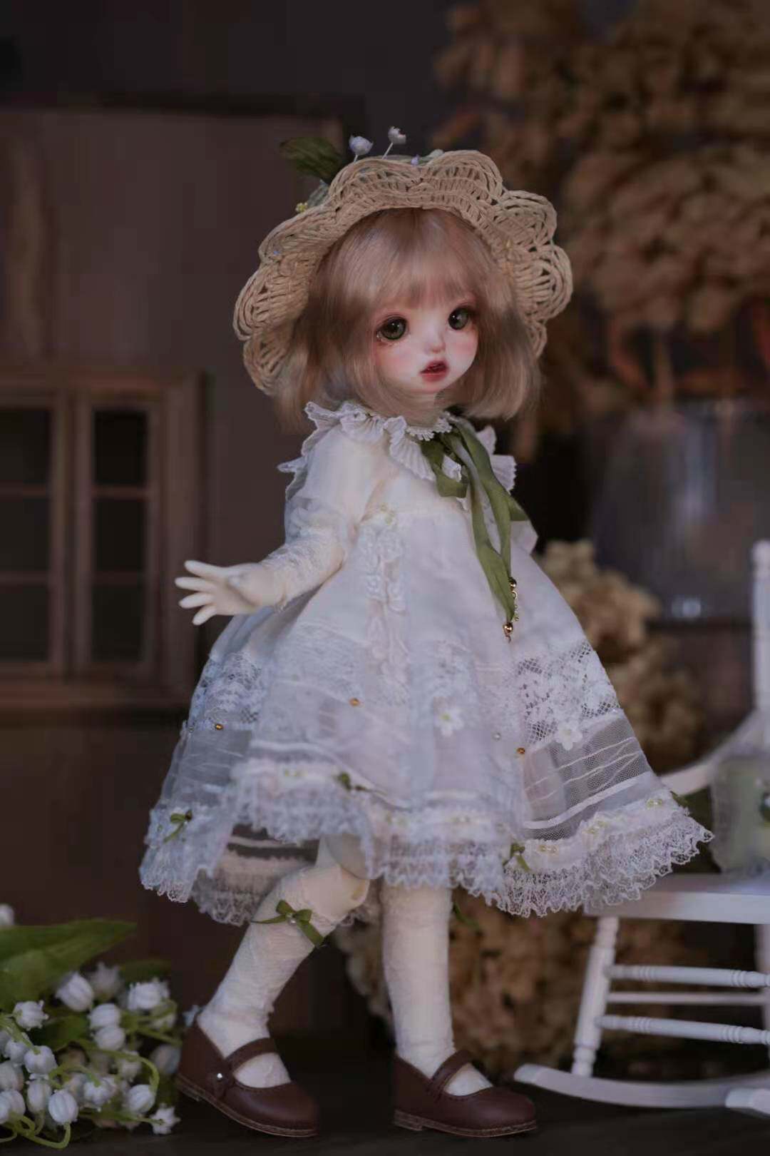 铃兰花开bjd6娃娃自制bjd娃娃