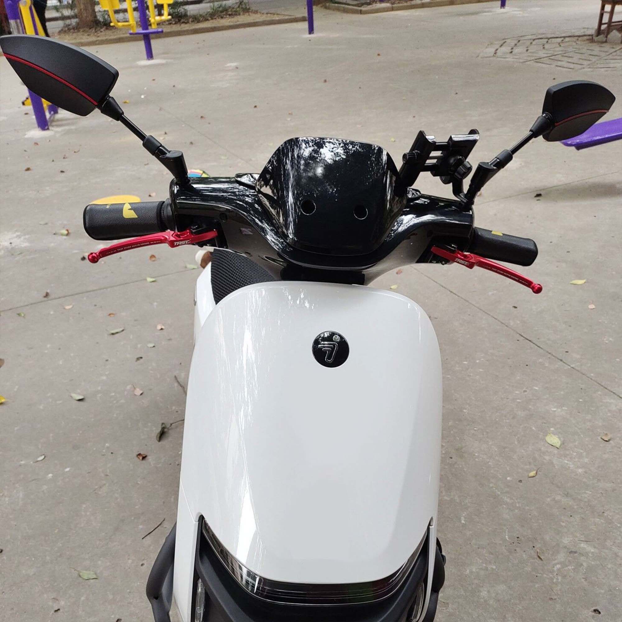 台湾gogoro小牛电动车战斧6代劲战force后视镜大博士摩托车后视镜