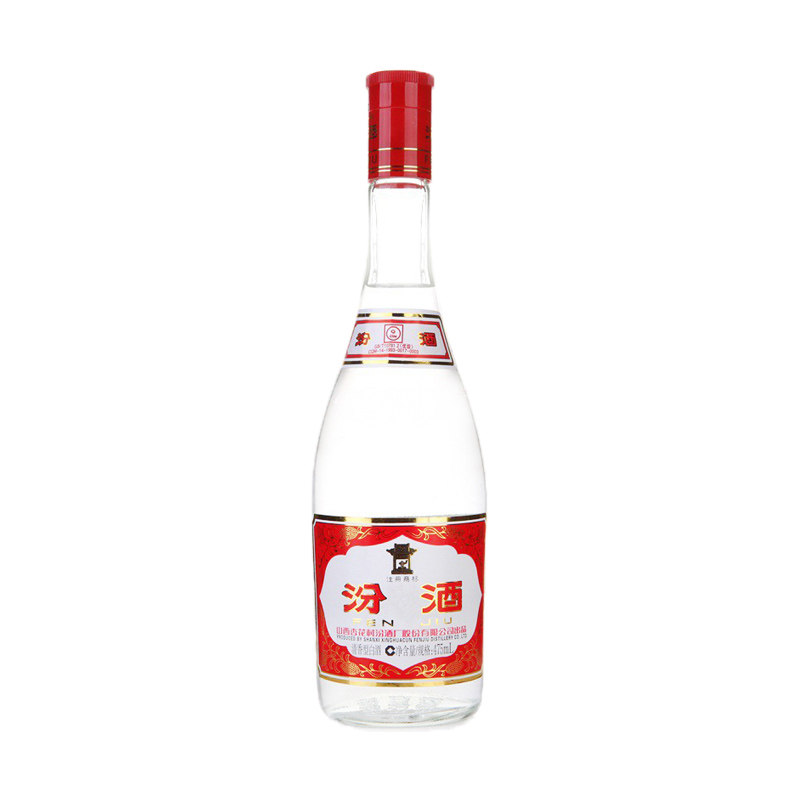 山西汾酒 玻汾酒42度 红盖汾 475ml*6瓶装 清香型 纯粮食白酒 - 宝贝