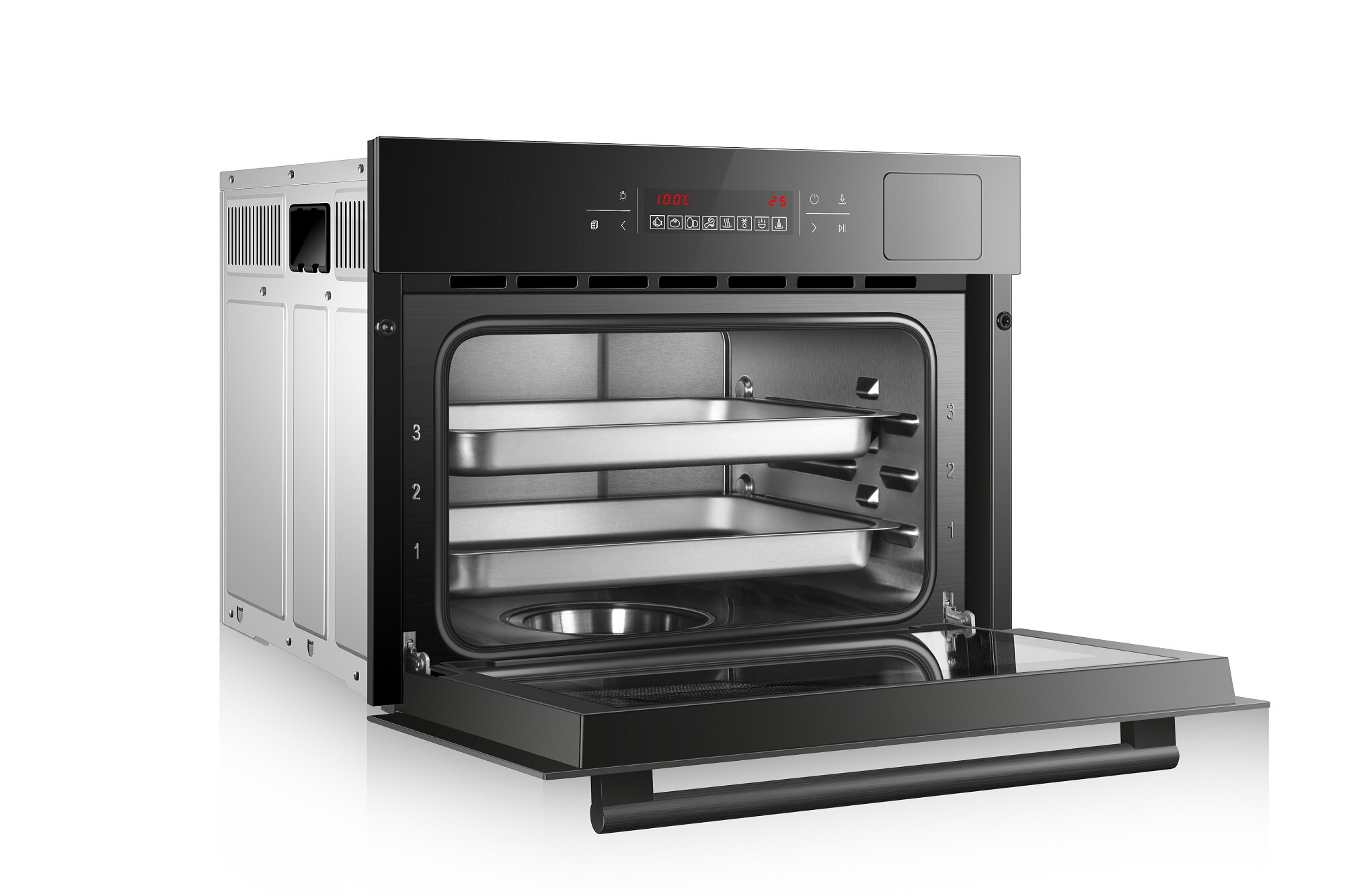 老板s273多功能蒸箱家用嵌入式大容量速蒸蒸汽炉智能厨房电蒸箱