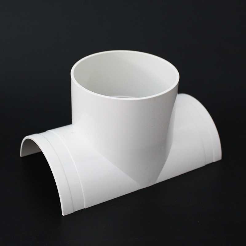 50/75/110/160pvc排水管配件下水管三通补漏片快速开口三通变径接