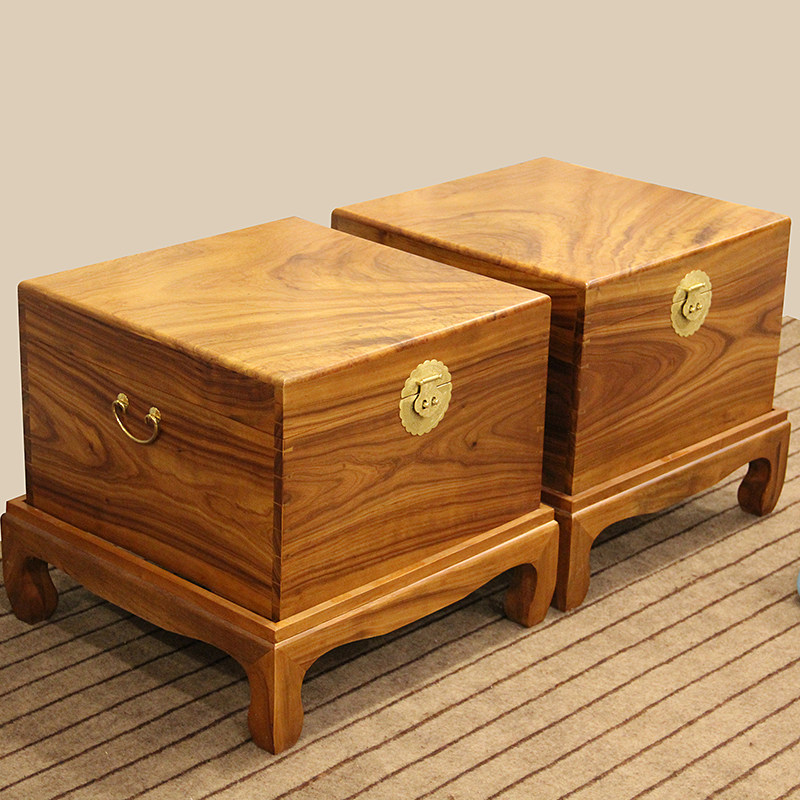 老樟木箱收藏箱衣箱扣箱红樟木箱子古董箱字画箱婚嫁箱实木仿古箱