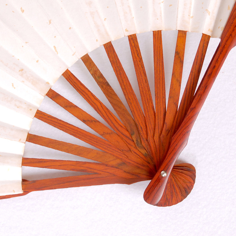 折扇宣纸10寸红木黄花梨实木扇骨紫光檀木扇子扇子