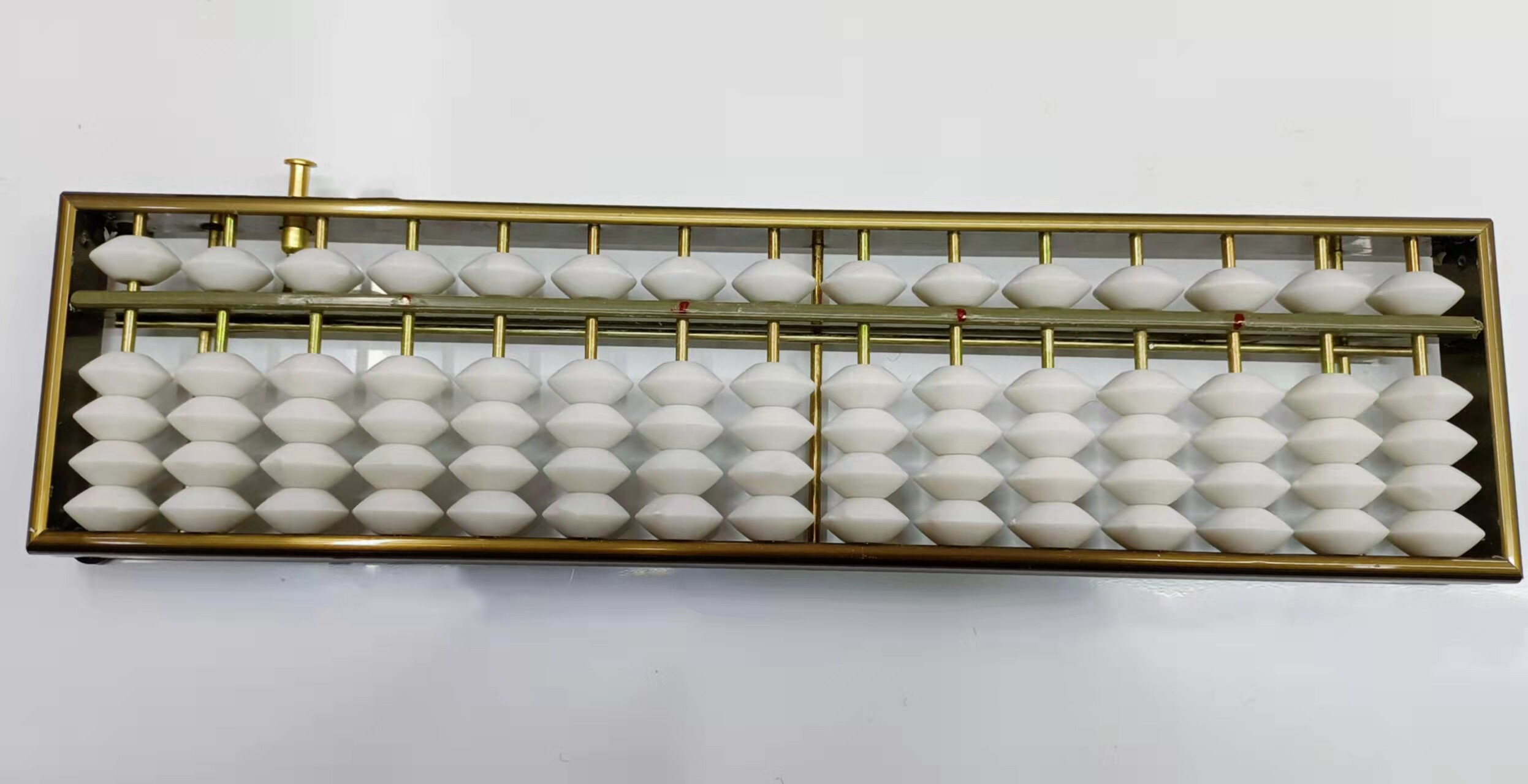 算盘铝合金15位15档清盘中专学生财会会计银行算盘