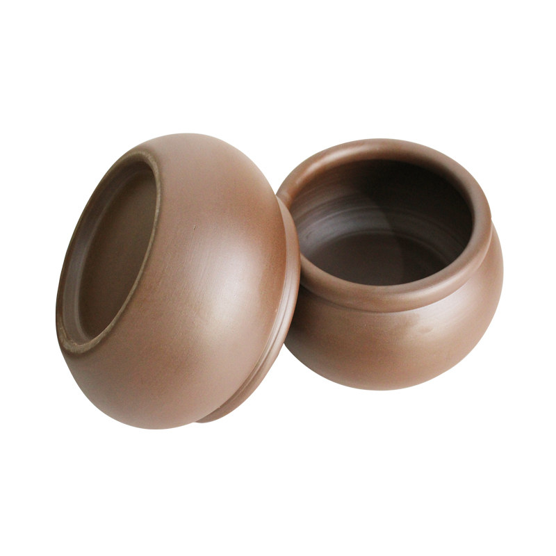 正品泗水红砭石粉烧制砭石火罐大号砭石罐火角按摩温熏调理器