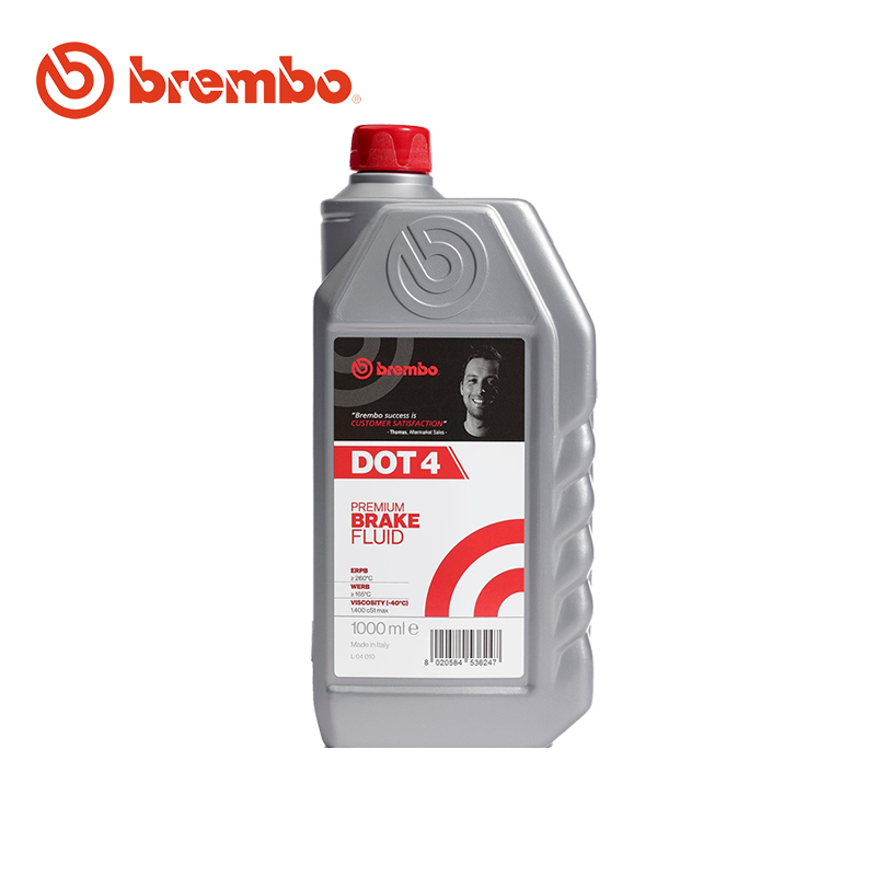 意大利原装进口 brembo 布雷博 dot4 制动液刹车油制动油1000ml