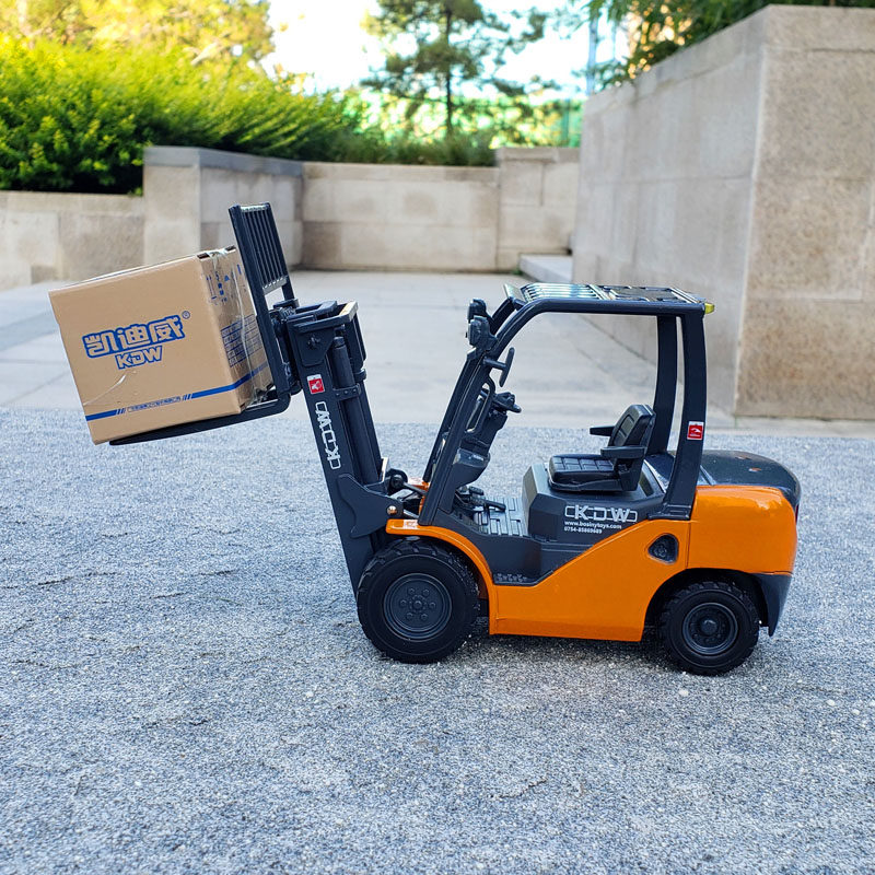 凯迪威120轻型叉车仿真货运搬运装载运输车合金车模型儿童玩具车