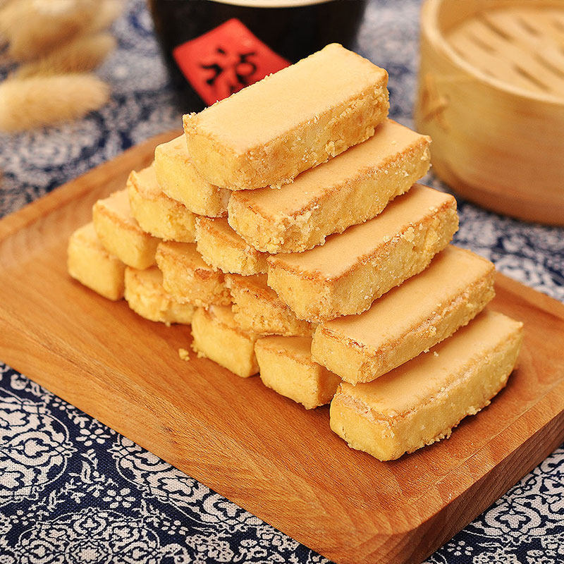 津顺祥奶皮酥一字酥传统老式天津特产酥脆早餐点心下午茶糕点250g