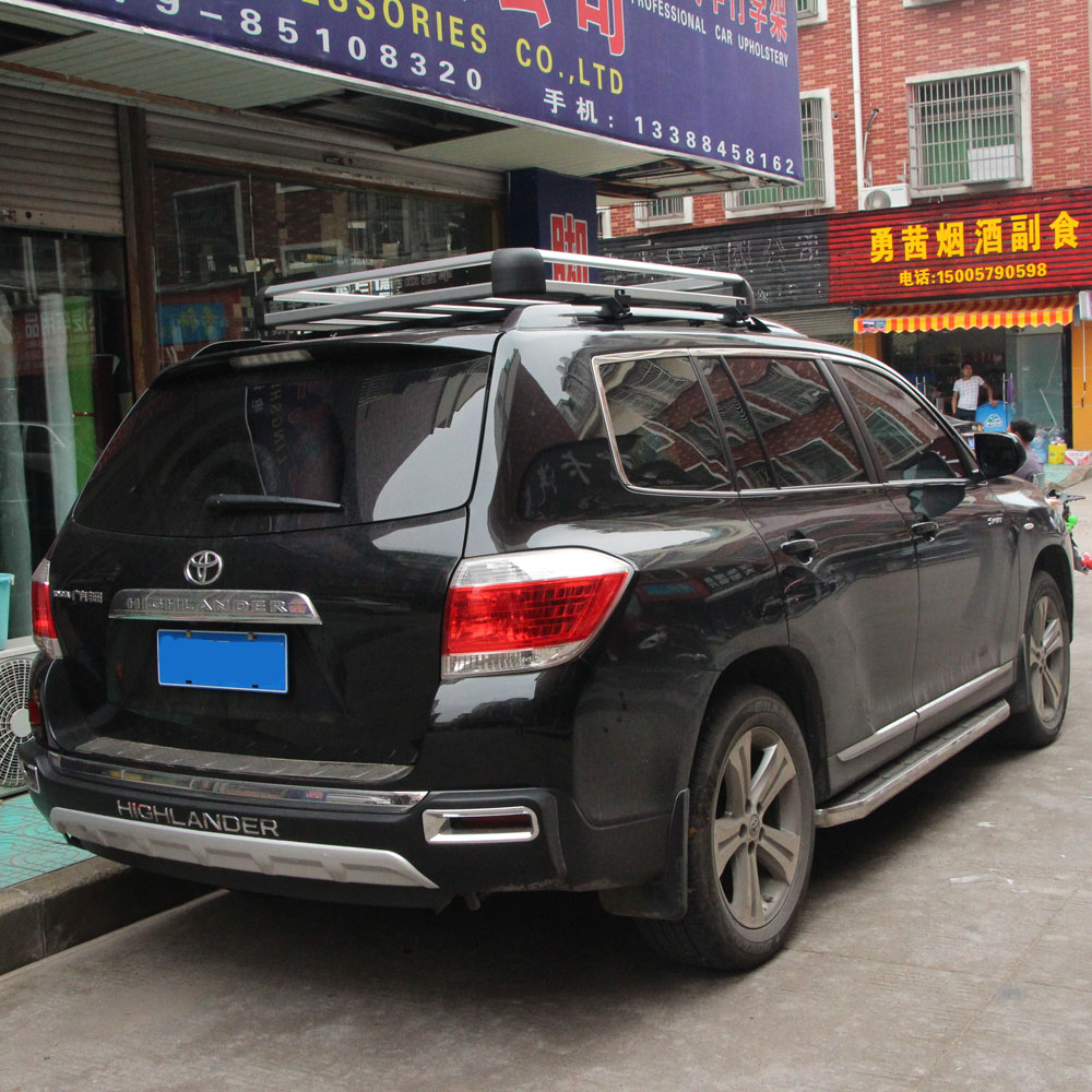 适用于汉兰达行李架rav4旅行铝合金改装专用车顶架越野车顶架