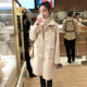 Hepburn style woolen coat women's small man autumn and winter 2020 Korean style horn button woolen coat women's mid-length Hepburn style woolen coat women's small man autumn and winter 2020 Korean style horn button woolen coat women's mid-length