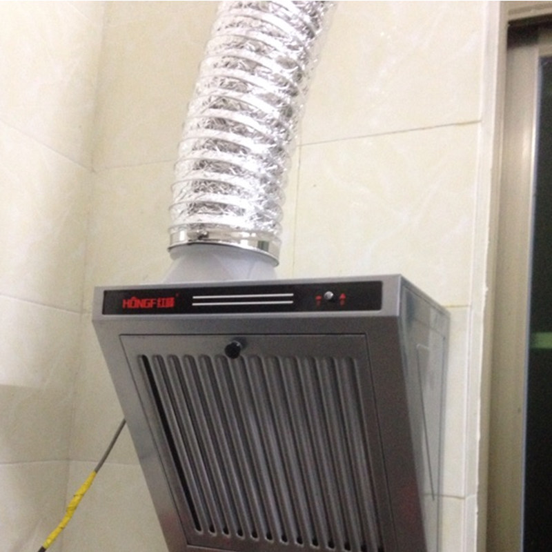 排风烟管风管油烟机铝箔排烟140mm伸缩吸油烟机管道烟机灶具配件