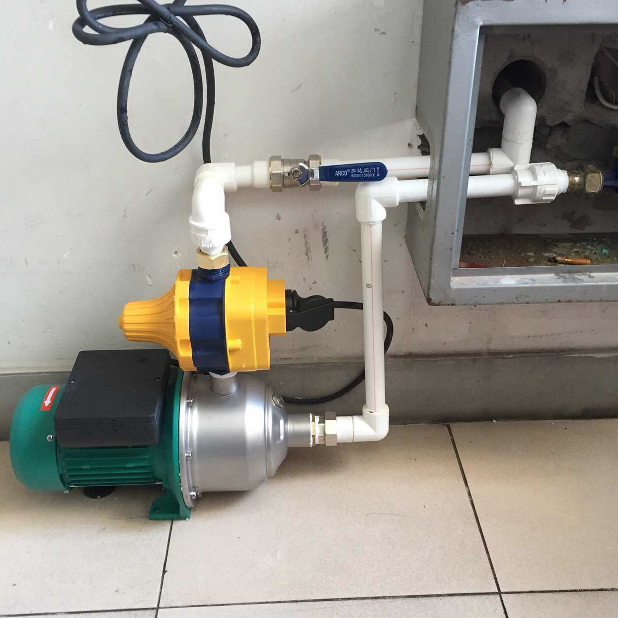 承接凯德隆/格兰富/威乐等家用水泵安装增压泵改装移位上门服务