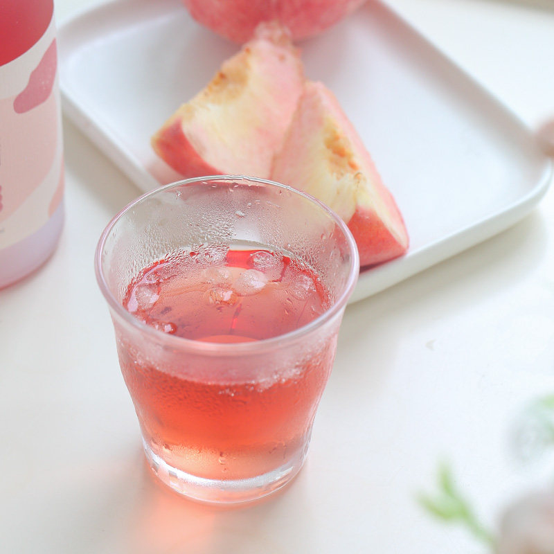 第2件半价 375ml 酒狐蜜桃酒桃子酒桃花酿甜酒女士低度鸡尾酒 - 爱购