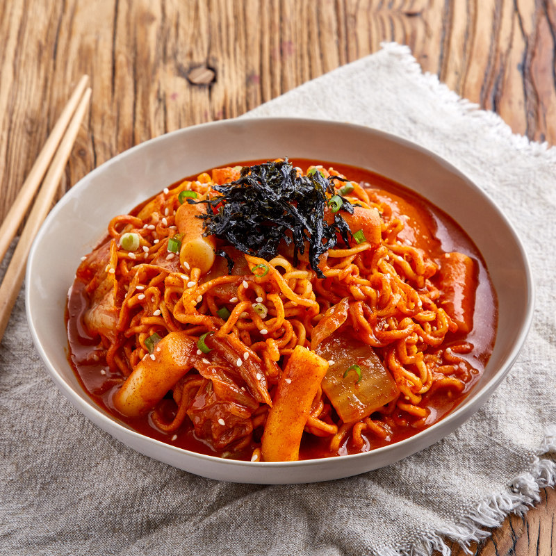 拉面年糕4件88折清净园甜辣辣味韩国韩式辣炒年糕