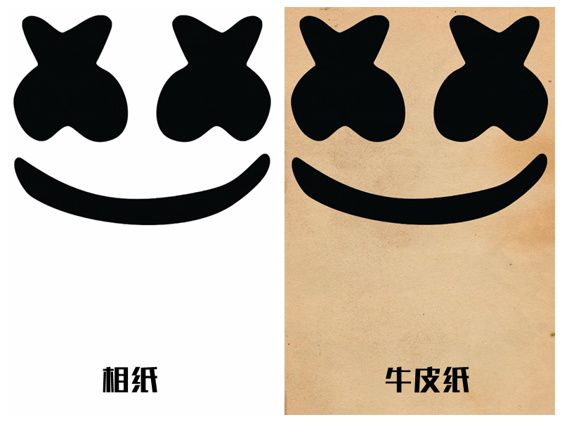 marshmello 棉花糖 海报欧美电子舞曲dj复古牛皮装饰画墙贴壁画