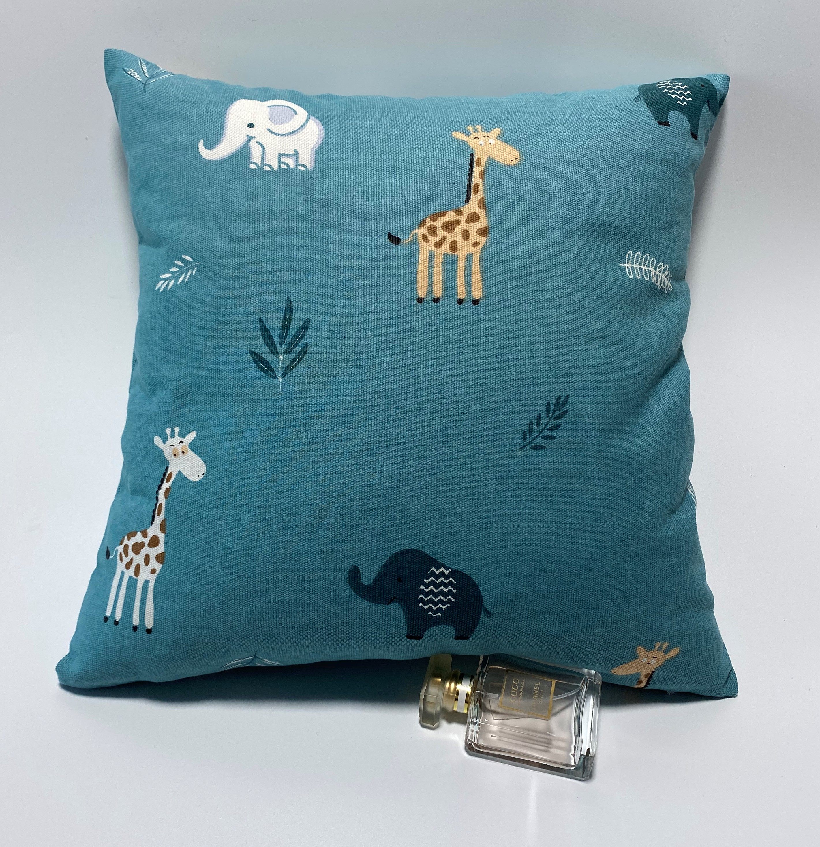 客厅纯棉抱枕不含老粗粗布靠垫正方形护腰枕背靠垫