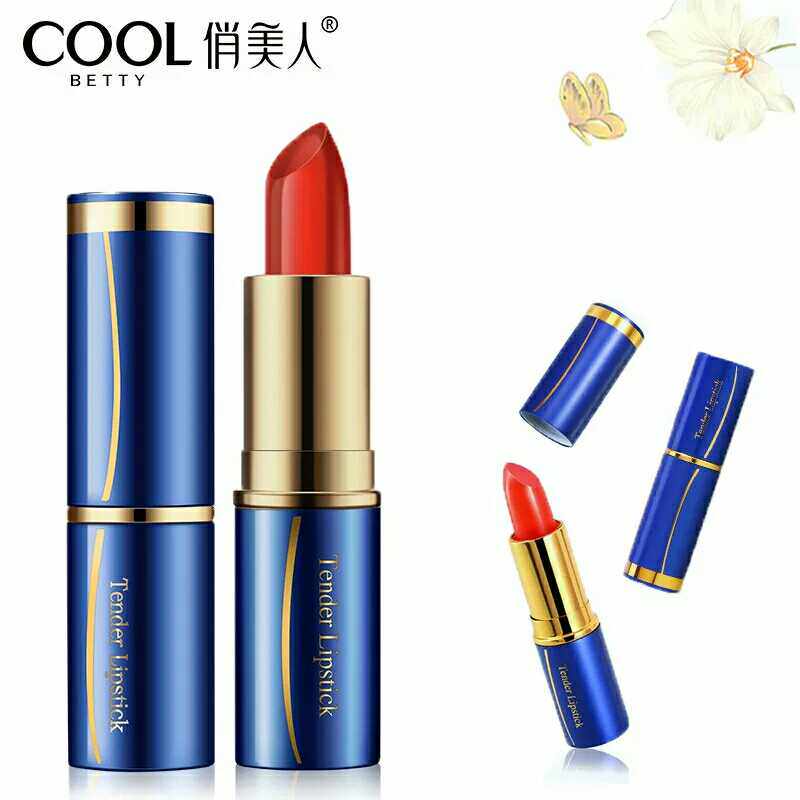俏美人果冻口红持久保湿不易沾杯防水唇彩变色唇膏