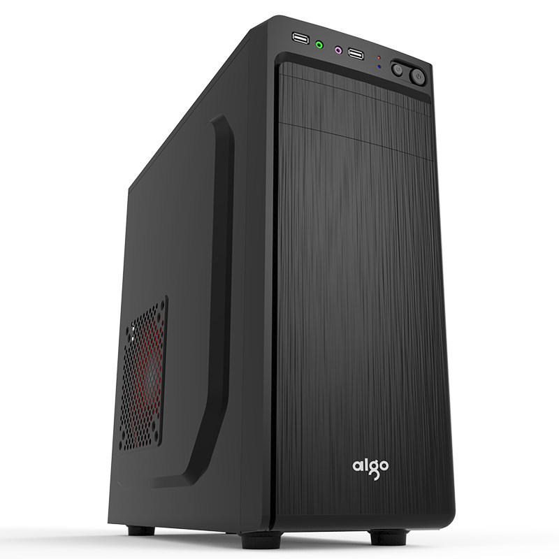 台式机电脑机箱aigo爱国者a10空箱办公游戏机机箱