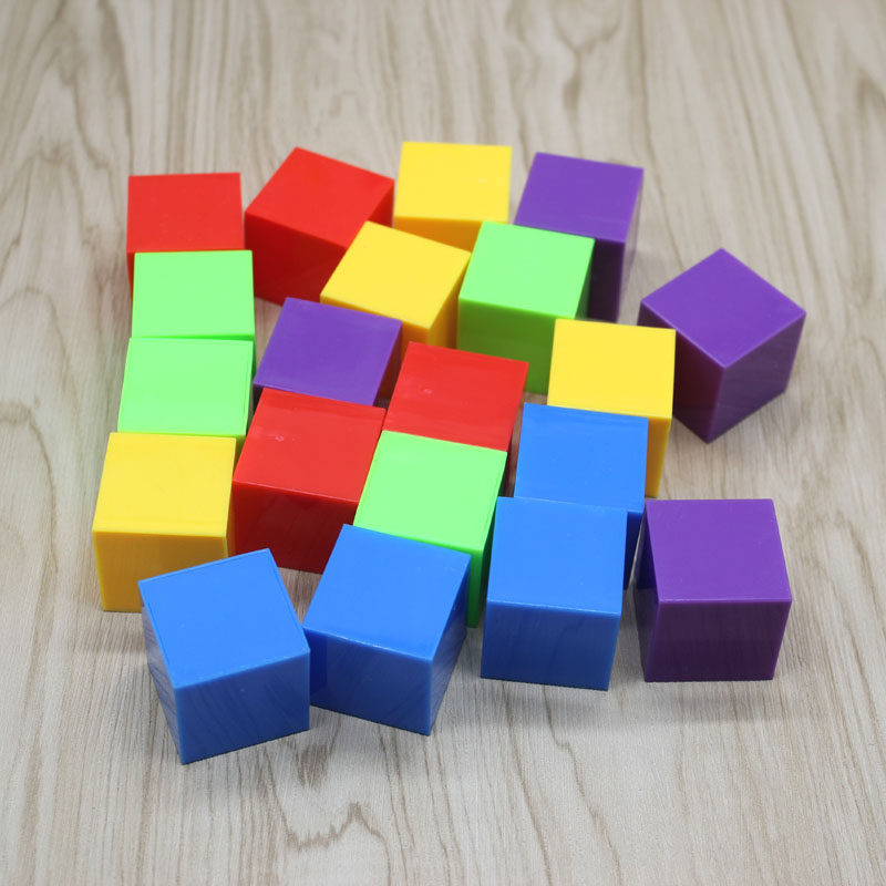 模型正方体立体几何塑料方块一年级数学教具模具小学生数学学习板