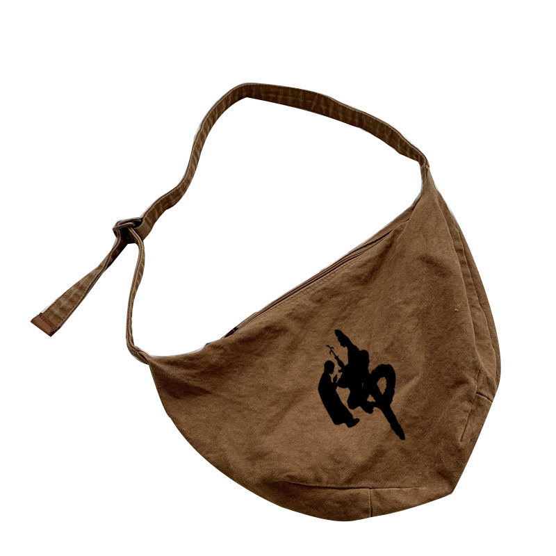 佛包纯棉女包男包禅意包佛系饺子帆布水洗上香女士包袋