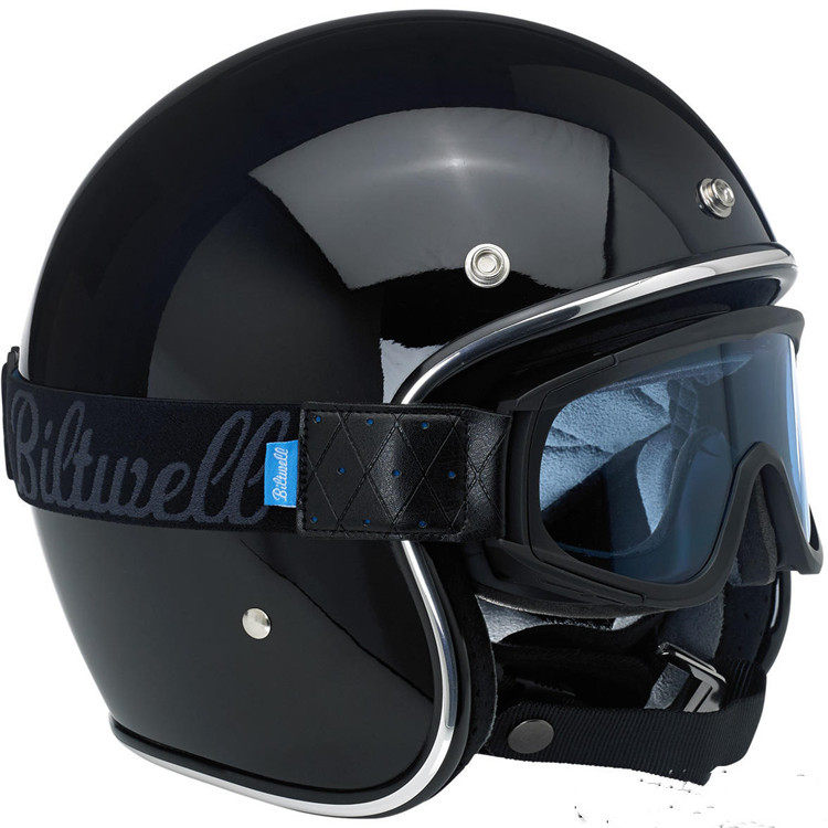 正品biltwell哈雷复古摩托车防尘护目镜机车车骑士越野风镜