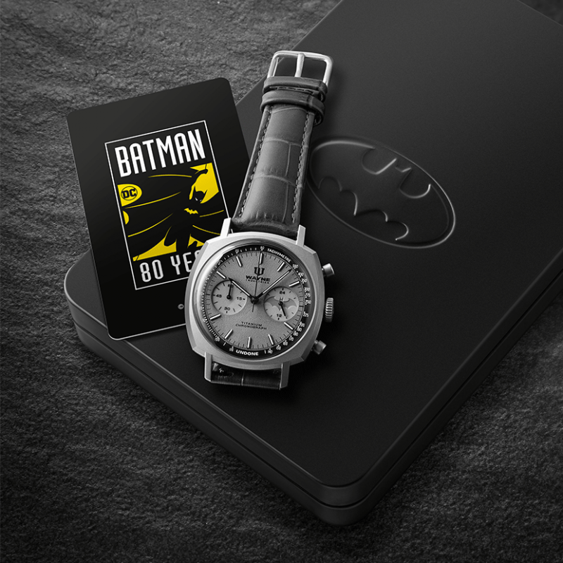 正品undonebatman蝙蝠侠钛合金夜光80th限量时尚潮流运动手表男