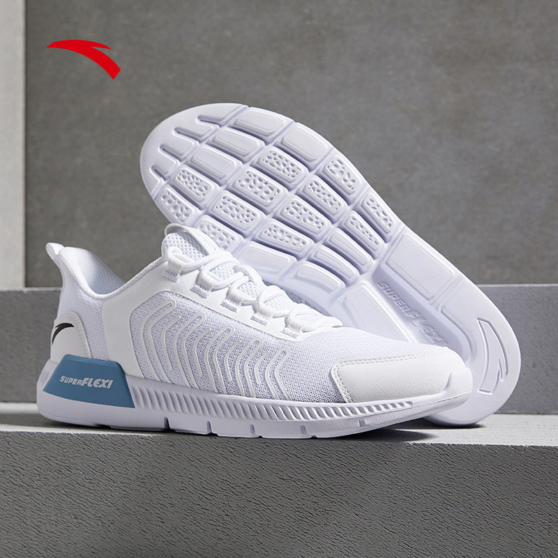 安踏男鞋运动鞋2021秋季新款透气网面跑鞋官方跑步鞋