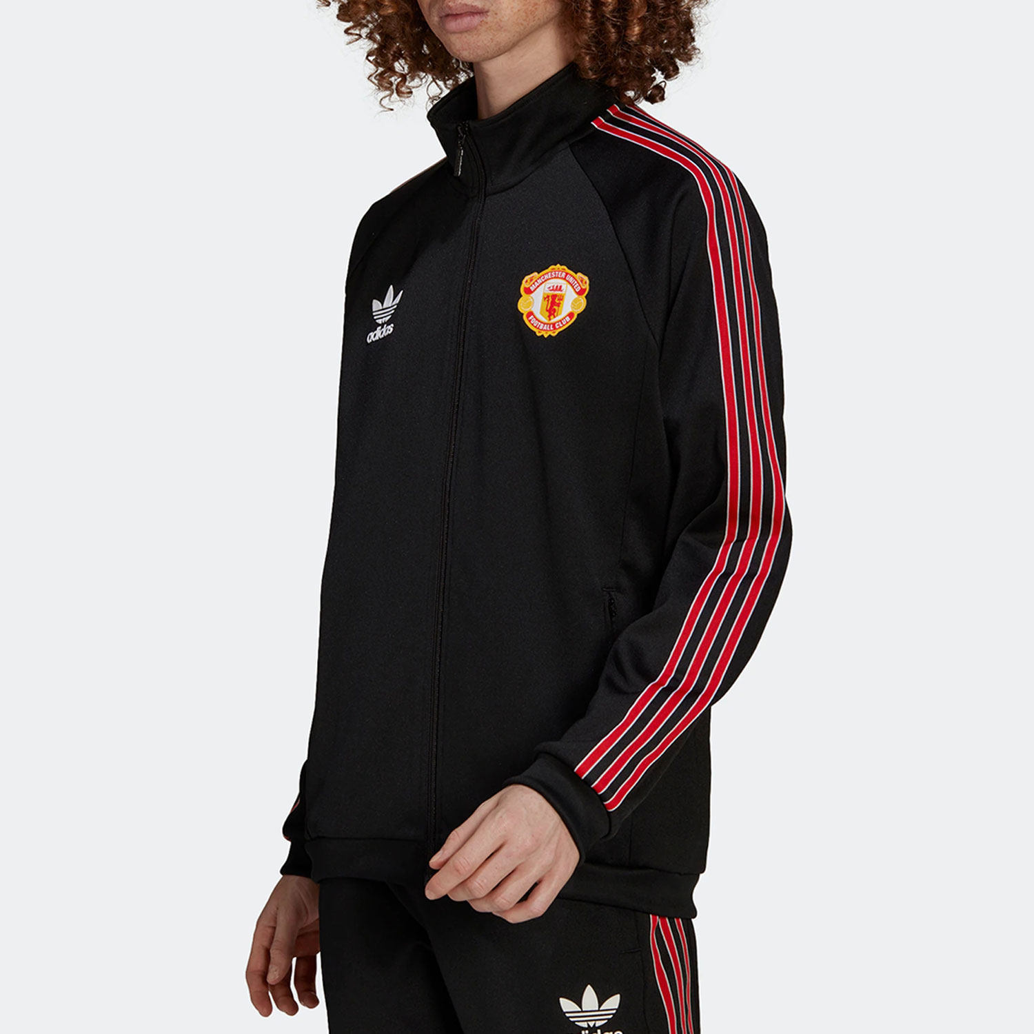 adidas阿迪达斯正品三叶草男子曼联训练足球运动休闲外套运动茄克